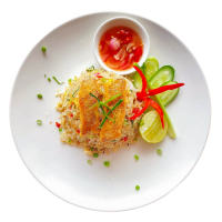 ข้าวผัดปลาสลิด